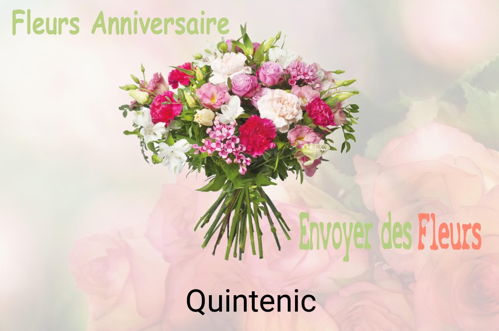Bouquet de fleurs d’anniversaire livré à Quintenic